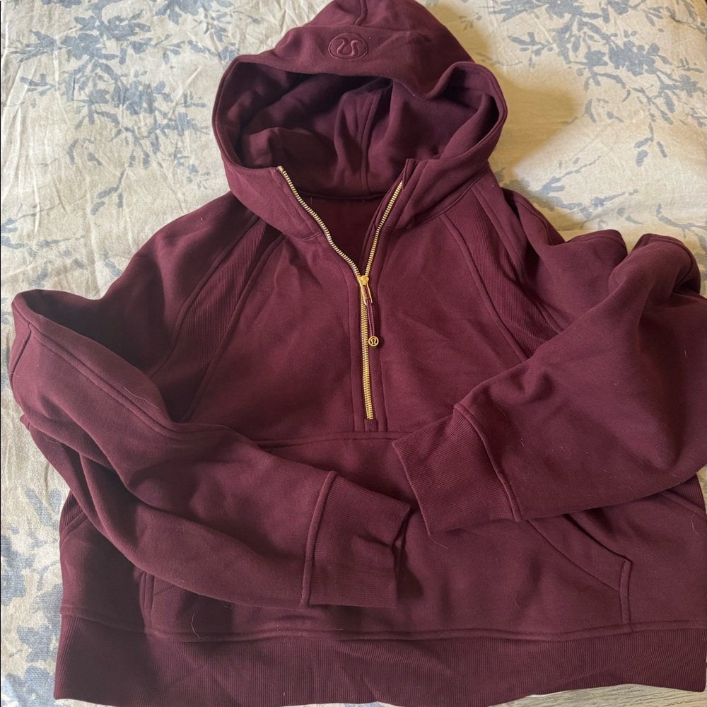 Lululemon Scuba oversized half zip hoodie